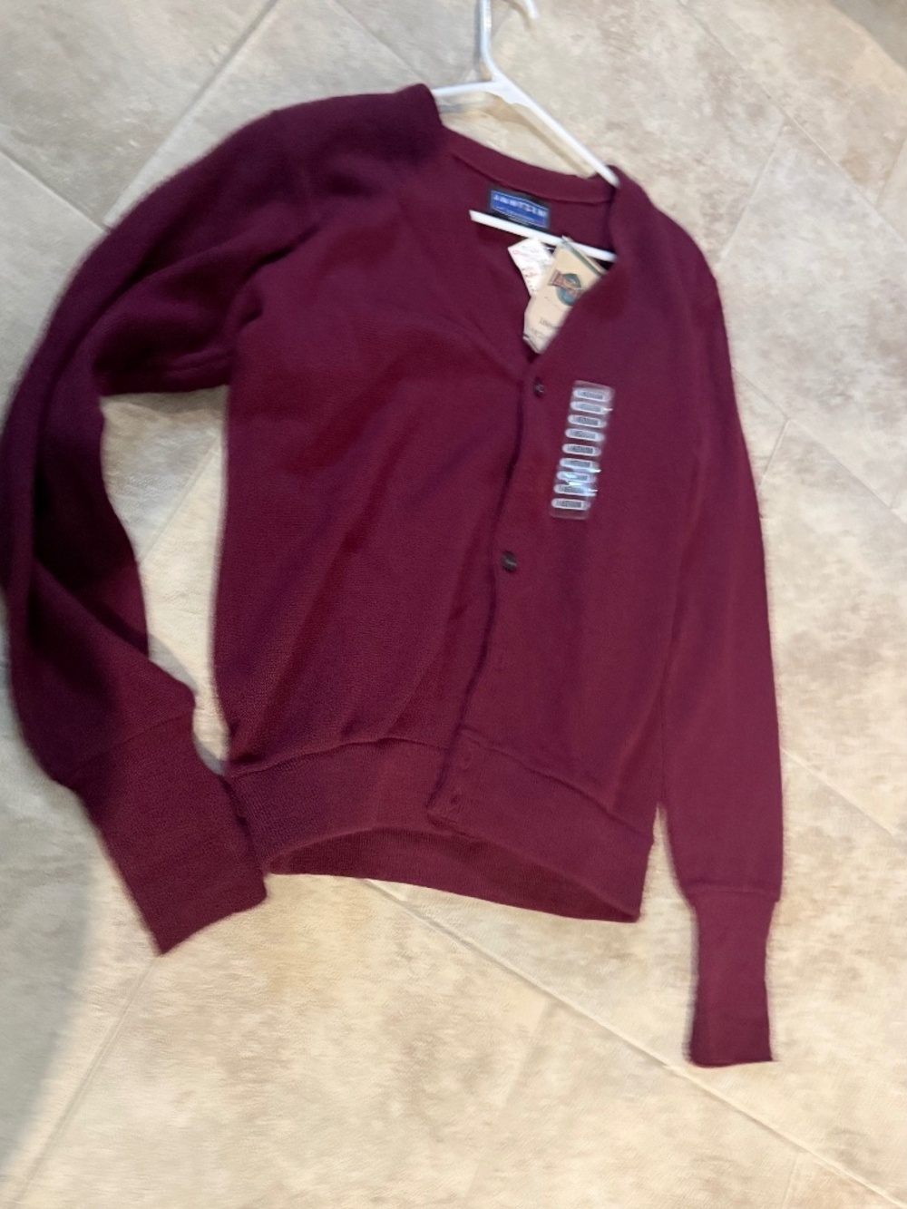 Jantzen Classics burgundy sweater vintage USA-made size m